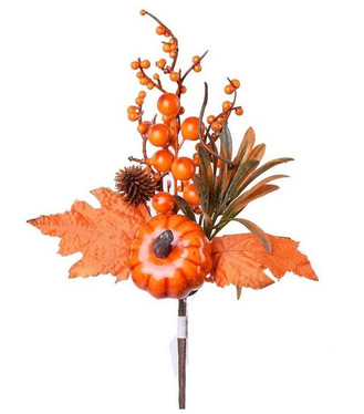 Ozdoba zapichovacia 27cm oranžová