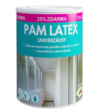 PAM Latex univerzál 4kg+25% zdarma - Latexový náter univerzálny