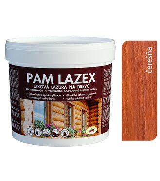 Pam Lazex čerešňa 3L - hrubovrstvá lazúra