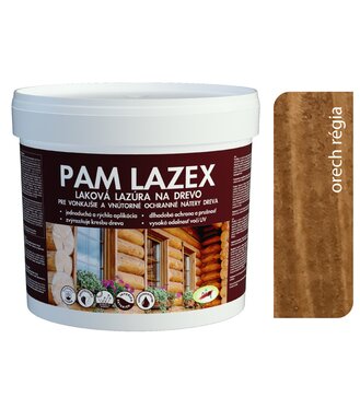 Pam Lazex orech regia 10L - hrubovrstvá lazúra