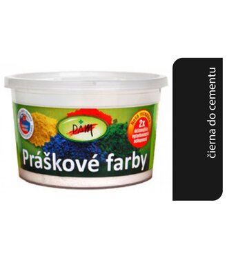Pam prášková farba do cementu: čierna 2710 10kg
