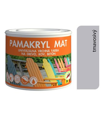 Pamakryl mat 0,4kg tmavosivá