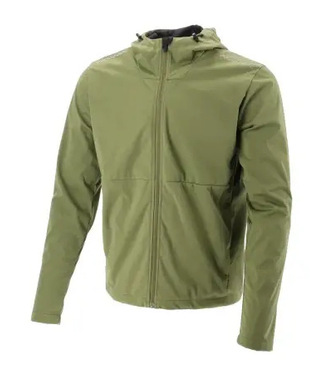 Pánska bunda s kapucňou DEDRA BH63B01-XXL, ľahká, veľkosť XXL, membrána, zelená