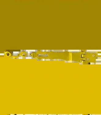 Pánt ozdobný ZOZ125 so zámkom 125x30x2
