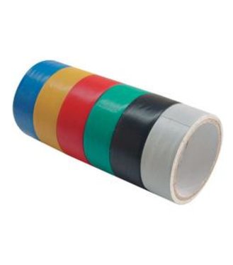 Páska lepiaca izolačná 6-dielna sada 18mmx3m