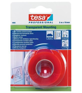 Paska tesa PRO 66965 montaž.priehlad.5mx19mm(červen.tzv.gelová)