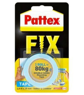 Pattex Fix tape 80kg 1,5m - obojstranná lepiaca páska