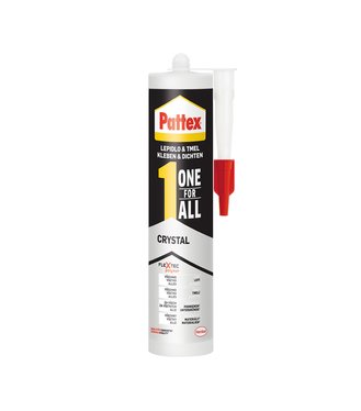 Pattex One For All Crystal 290g - transparentné montážne lepidlo