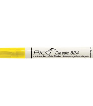 PICA permanentný značkovač lakový 2-4mm hrot na vodnej báze,žltý
