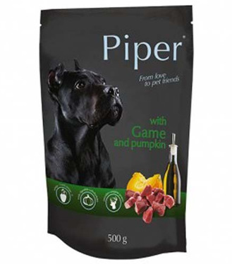 PIPER ADULT 500g kapsička pre psov zverina a tekvica