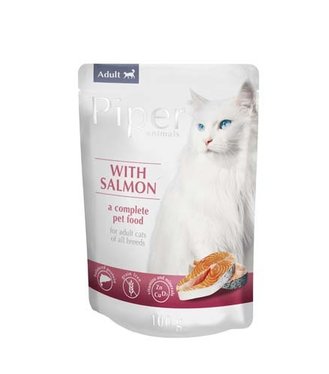 PIPER CAT ADULT losos kapsička pre dospelé mačky 100g
