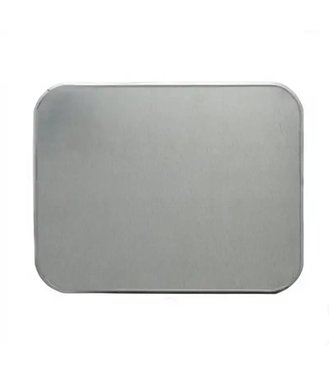 Plech pod kachle 60x47 cm, strieborný
