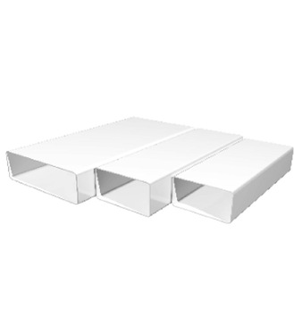 Potrubie vetracie ploché 204x60mm/1500 mm PVC