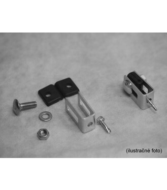 Príchytka U43 na panel/5mm/HNZ/kompletná