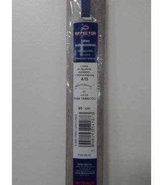 Profil prechodový A13/Dub Tabacco, samolepiaci 0,93m