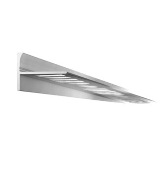 Profil spádový SP 12.5mm AL striebro 2m pravý