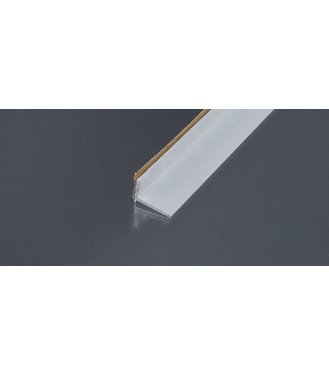 Profil ukončovací kútový samolepiaci AL elox šampanský matný 20x15mm 0,22mm 2,7m