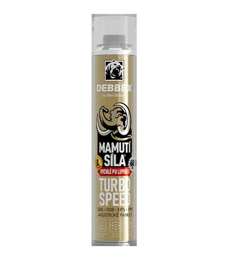 PU pena Turbo speed 60sek. 750ml pištoľová Mamutia sila