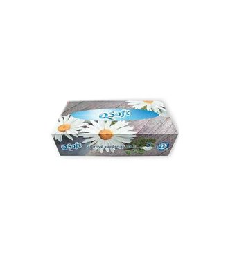 Q-Soft Papierové vreckovky Margarétka 3-vrstvové 80ks