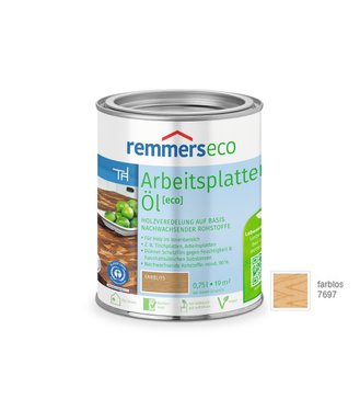 REMMERS Arbeitsplatten-Öl 0.375l Farblos ekol.olej na údržbu drevených prac.dosák