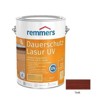 REMMERS Dauerschutz-Lasur UV Teak, strednovrstvá UV lazúra 2,5l
