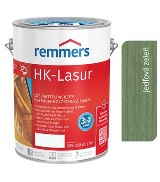 Remmers HK-Lasur 2,5l Tannengrün/Jedlová zeleň - tenkovrstvá olejová lazúra