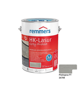 REMMERS Hk-lasur Grey Protect Platinová sivá tenkovr.olej. lazúra 0.75l