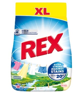Rex Prací prášok XL Amazonia Fresh 50 praní