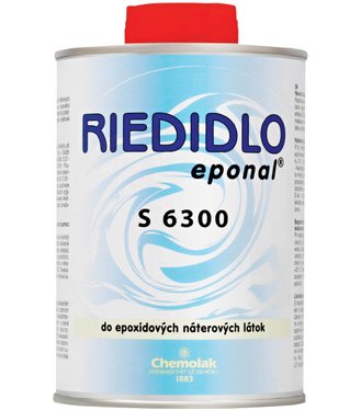 Riedidlo Chemolak S6300 na epoxidové dvojzložkové farby 4,5l