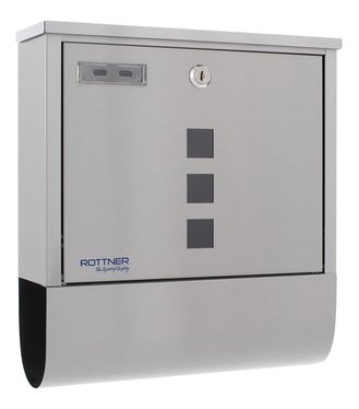 Rottner Costa Inox strieborná Schránka poštová