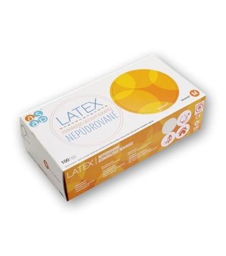 Rukavice Latex nepúdrované S 100ks