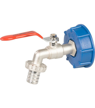 Sada Strend Pro, ventil 3/4` + plastová redukcia 60 mm + výpust 1`, na IBC nádrž,, Pozink