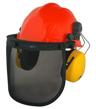 Safetyco SM-409P Ochranný štít prilba chránič sluchu