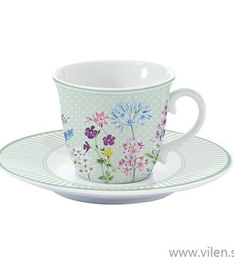 Šálka s podšálkou Floraison 200ml
