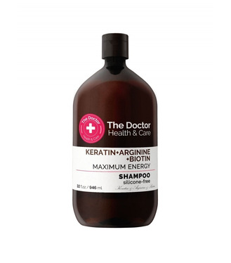 Šampón energizujúci The Doctor 946ml keratín + arginín + biotín