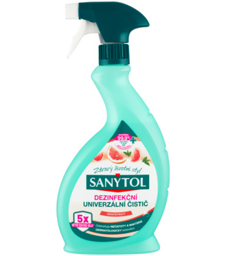 Sanytol Dezinfekcia univerzálny čistič povrchov Grapefruit 500ml