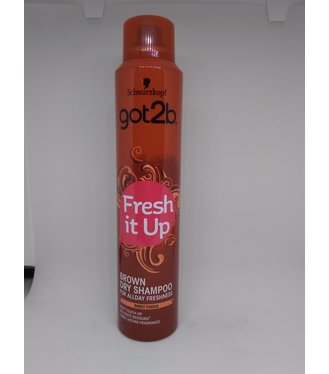 Schwarzkopf Suchý šampón na vlasy Got2B Dry Fresh2Go Brown 200ml