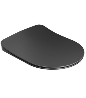 Sedátko WC Uni Chrome Flat black
