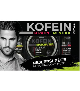 Set KOF2001 Kofein šampón 200ml+sprchový gél 200ml+krém 200ml