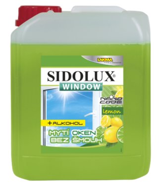 Sidolux window nano code Čistič na okná Lemon 5l