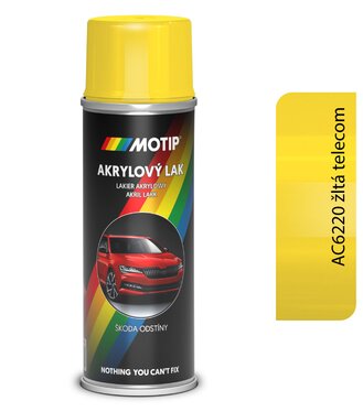 Škoda Autoemail AC6220 Žltá Telecom 150ml