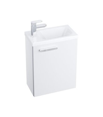 Skrinka pod umývatko SD Chrome II korpus skrinky 40, biela, madlo 152 mm, chróm
