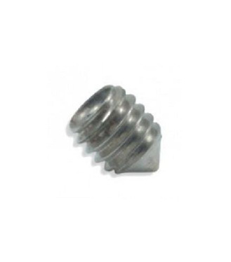 Skrutka nastavovacia /červík/ M 6x6mm s vnútorným 6-hranom a hrotom DIN914,zn