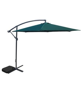 Slnečník DEMI, zelený, 300cm, 42mm, PE