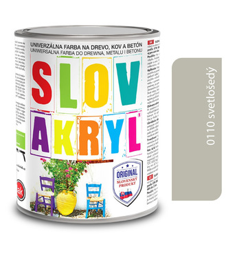 Slovakryl 0110 - šedý svetlý 2,5kg