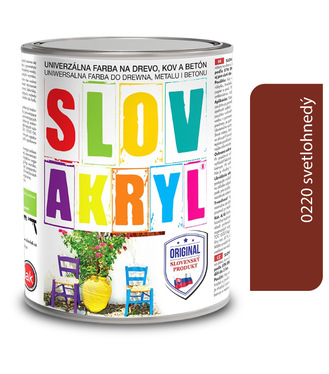 Slovakryl 0220 - svetlohnedý 2,5kg