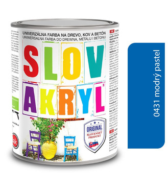 Slovakryl 0431 - modrý pastel 2,5kg