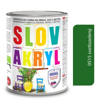 Slovakryl 0515 - svetlozelený 5kg