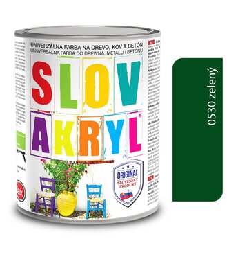 Slovakryl 0530 - zelený 5kg