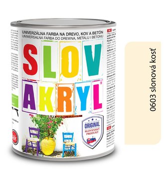 Slovakryl 0603 - slonová kosť 0,75kg